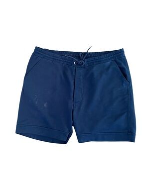 Monsieur Christian Dior Men's Navy Drawstring Casual Shorts Vintage,M